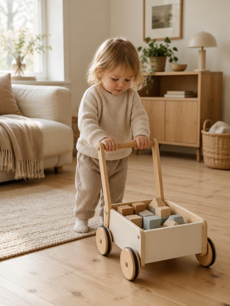 Speelplezier met houten speelgoed