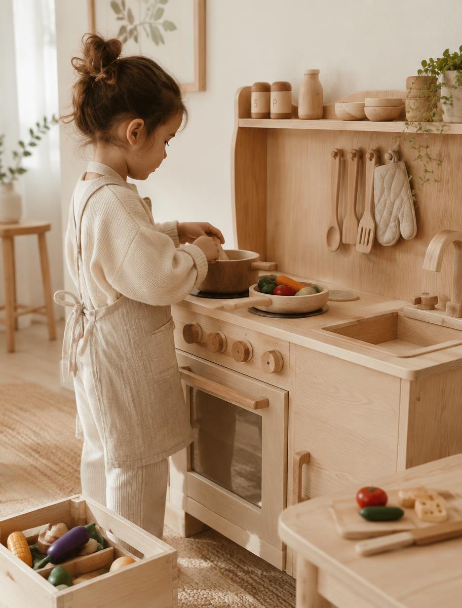 Speelplezier met houten speelgoed