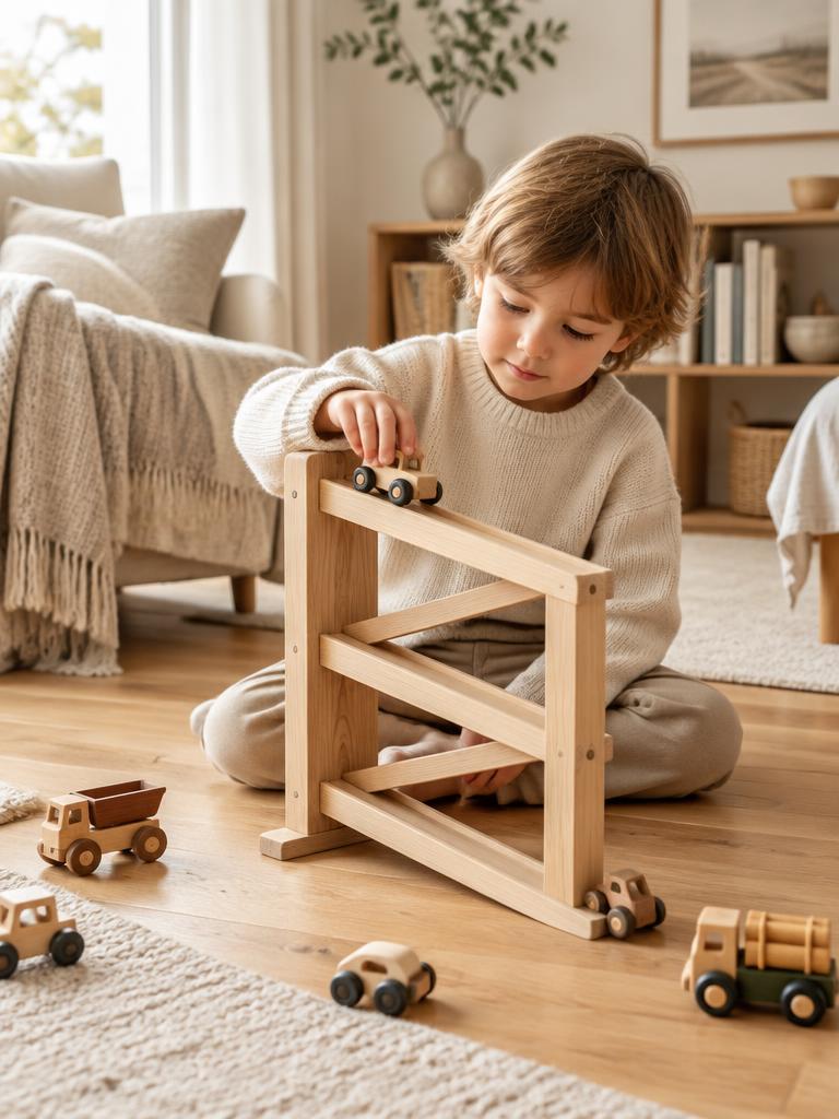 Speelplezier met houten speelgoed